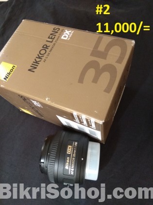 NIKON Camera+Prime Lens+Filters+Tripod (with accessories)
